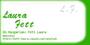 laura fett business card